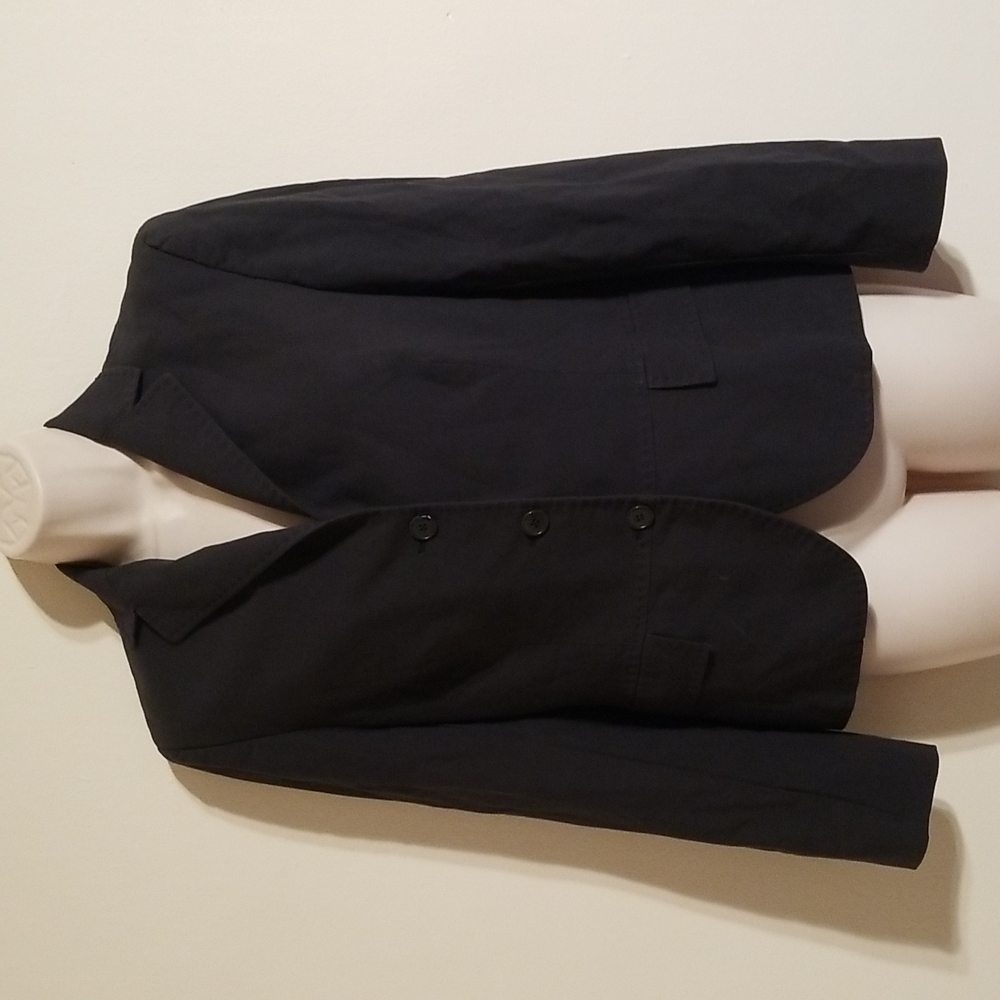 Marlowe Italian made black 100% wool blazer size 6